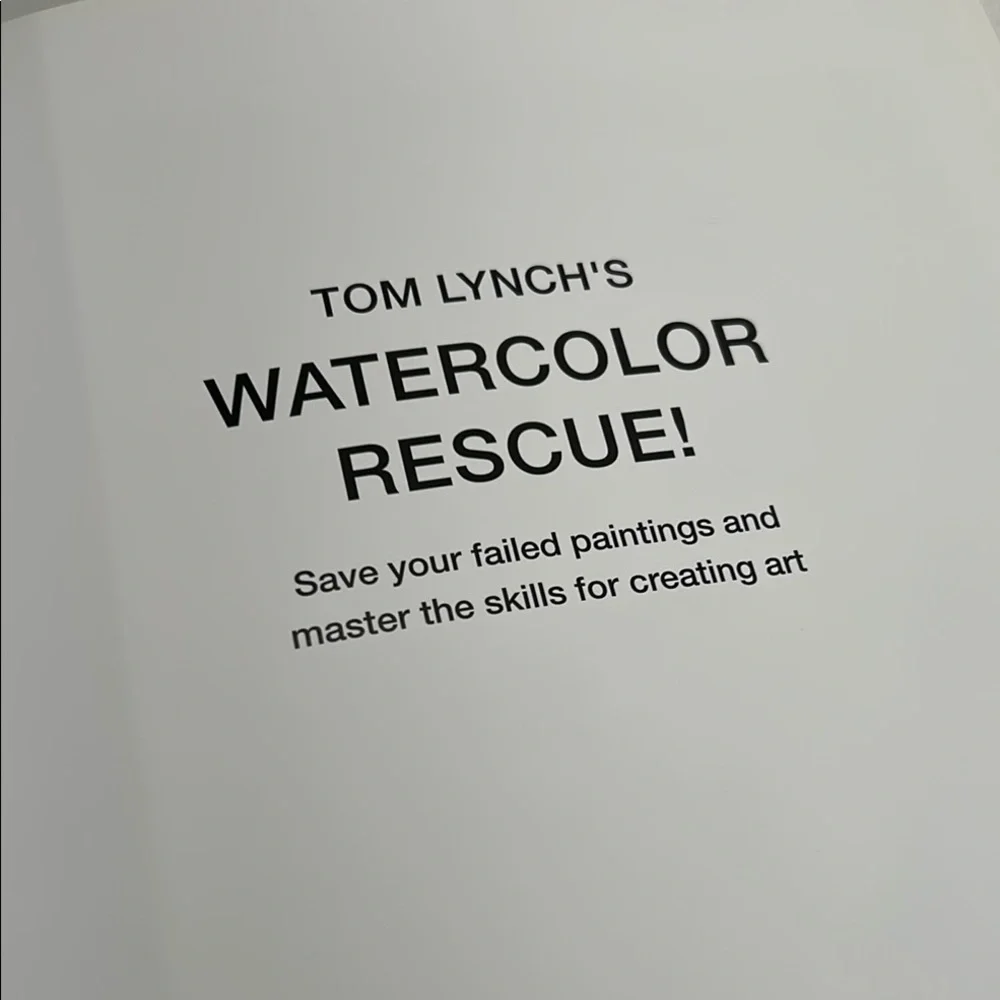💕 Tom Lynch's Watercolor Rescue Vintage Hardcover Book - Picture 2 of 16